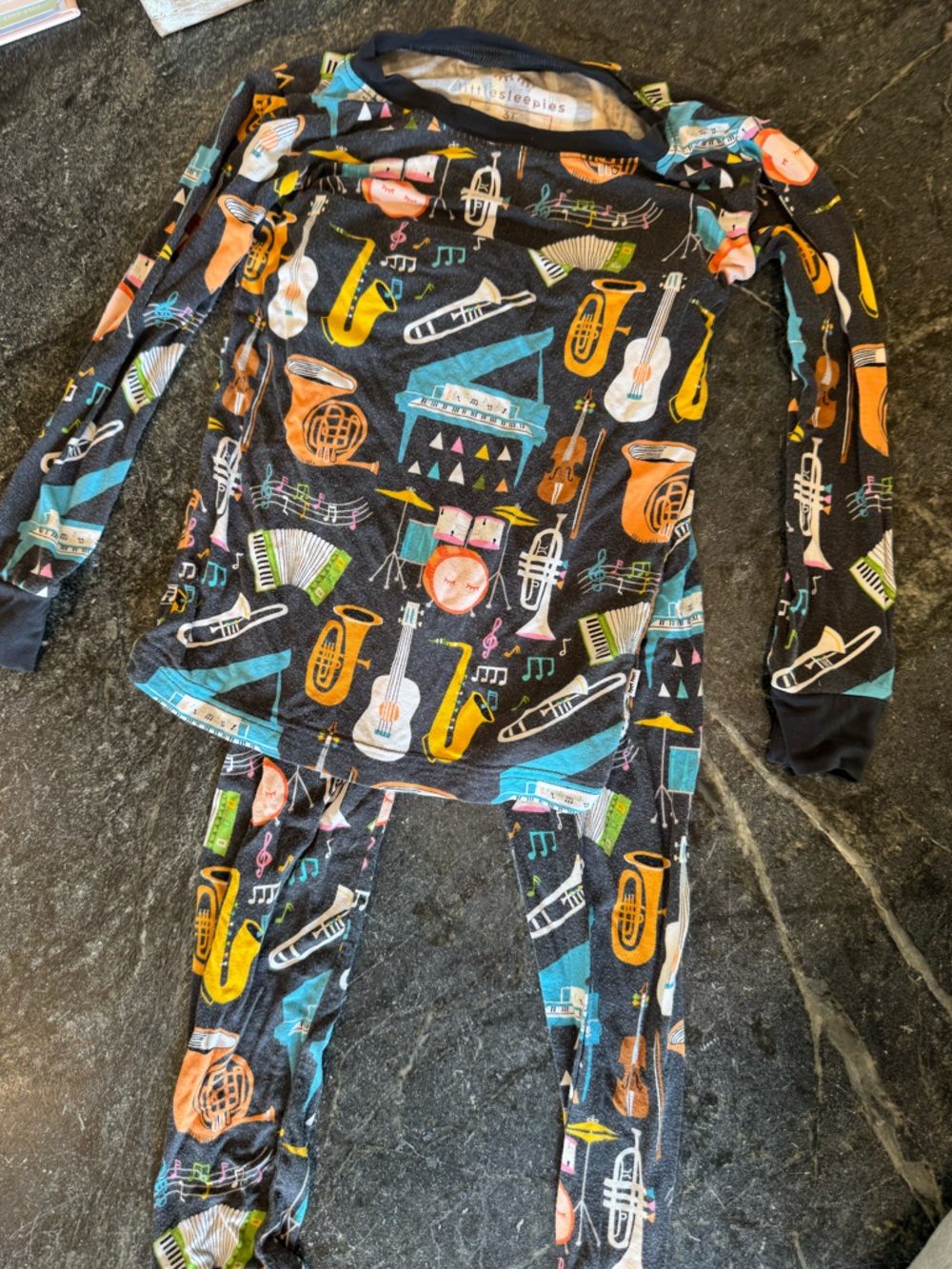 Little Sleepies music instruments pjs